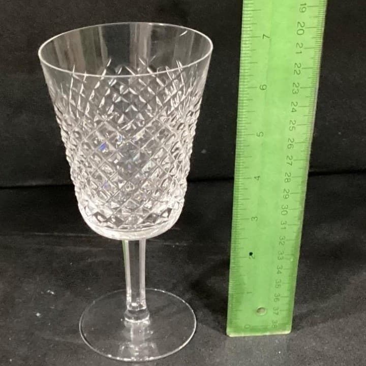 Waterford Crystal Alana Large Wine Water Glasses Ireland Set of 2 * - Thumbnail 2