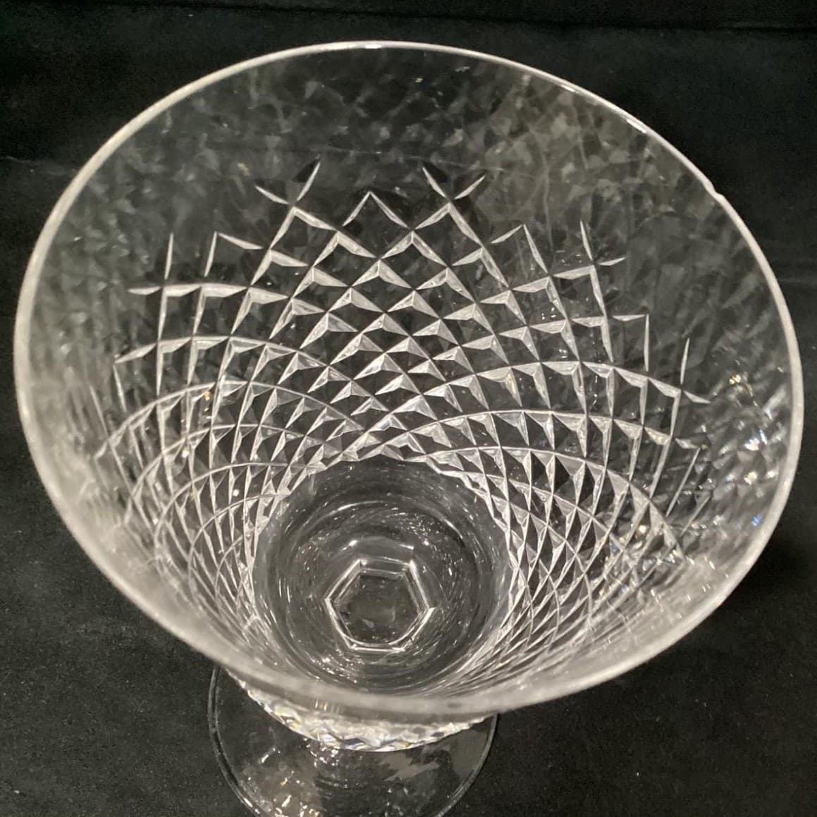 Waterford Crystal Alana Large Wine Water Glasses Ireland Set of 2 * - Thumbnail 5