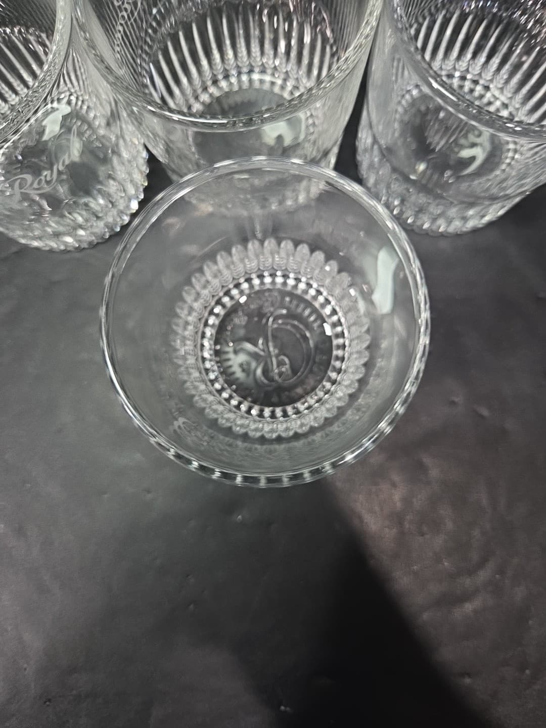 Crown Royal Whiskey Rocks Glasses, Set of 4, Limited Ed, Scotch Whiskey Glass - Thumbnail 6