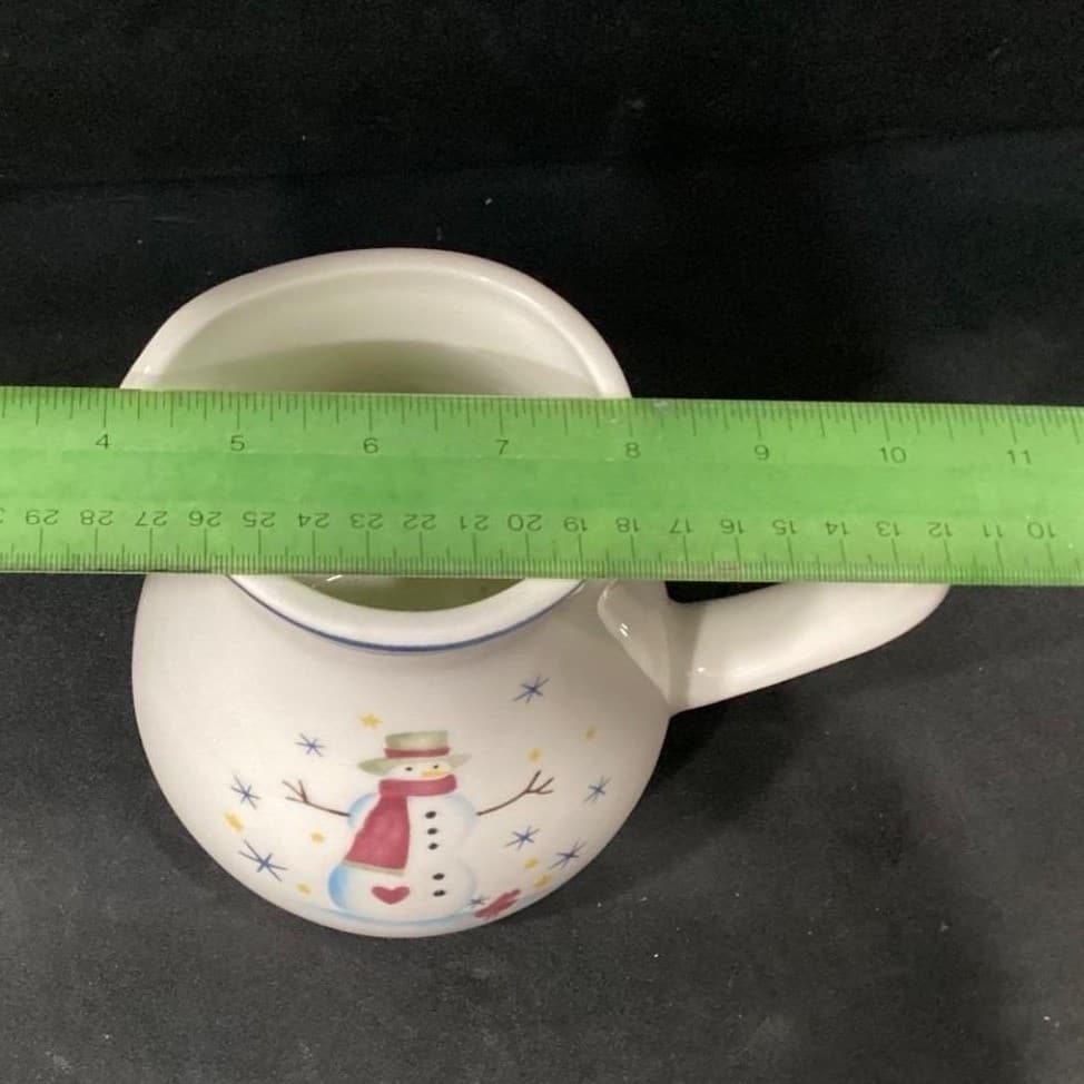 Holiday Home Christmas Snowman Pitcher - Thumbnail 3