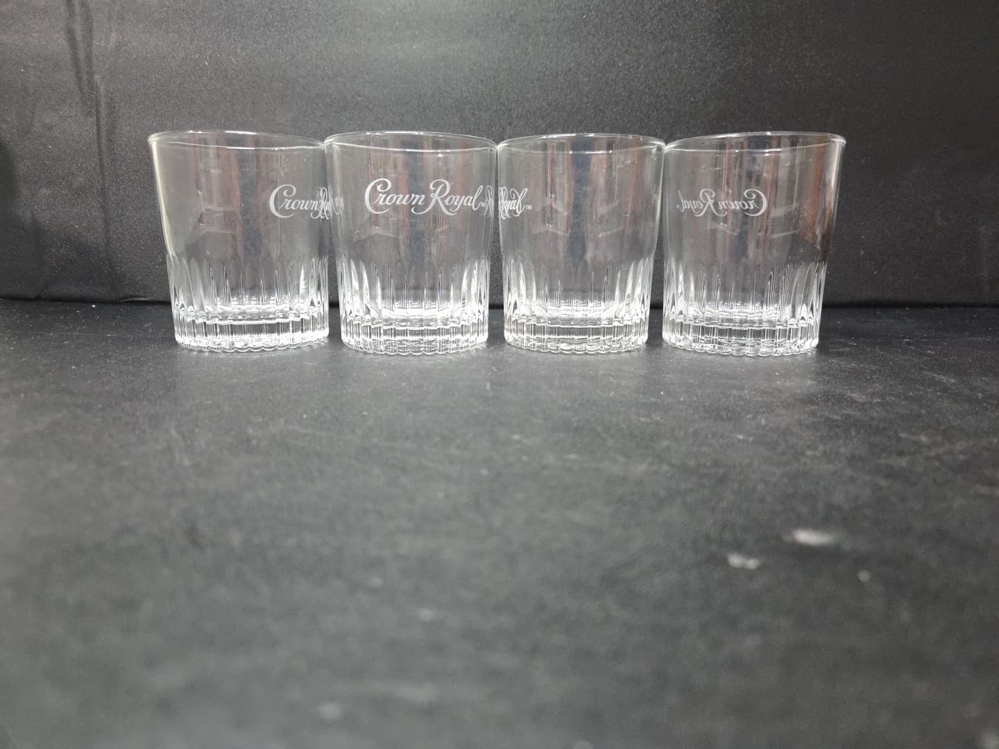 Crown Royal Whiskey Rocks Glasses, Set of 4, Limited Ed, Scotch Whiskey Glass - Thumbnail 4