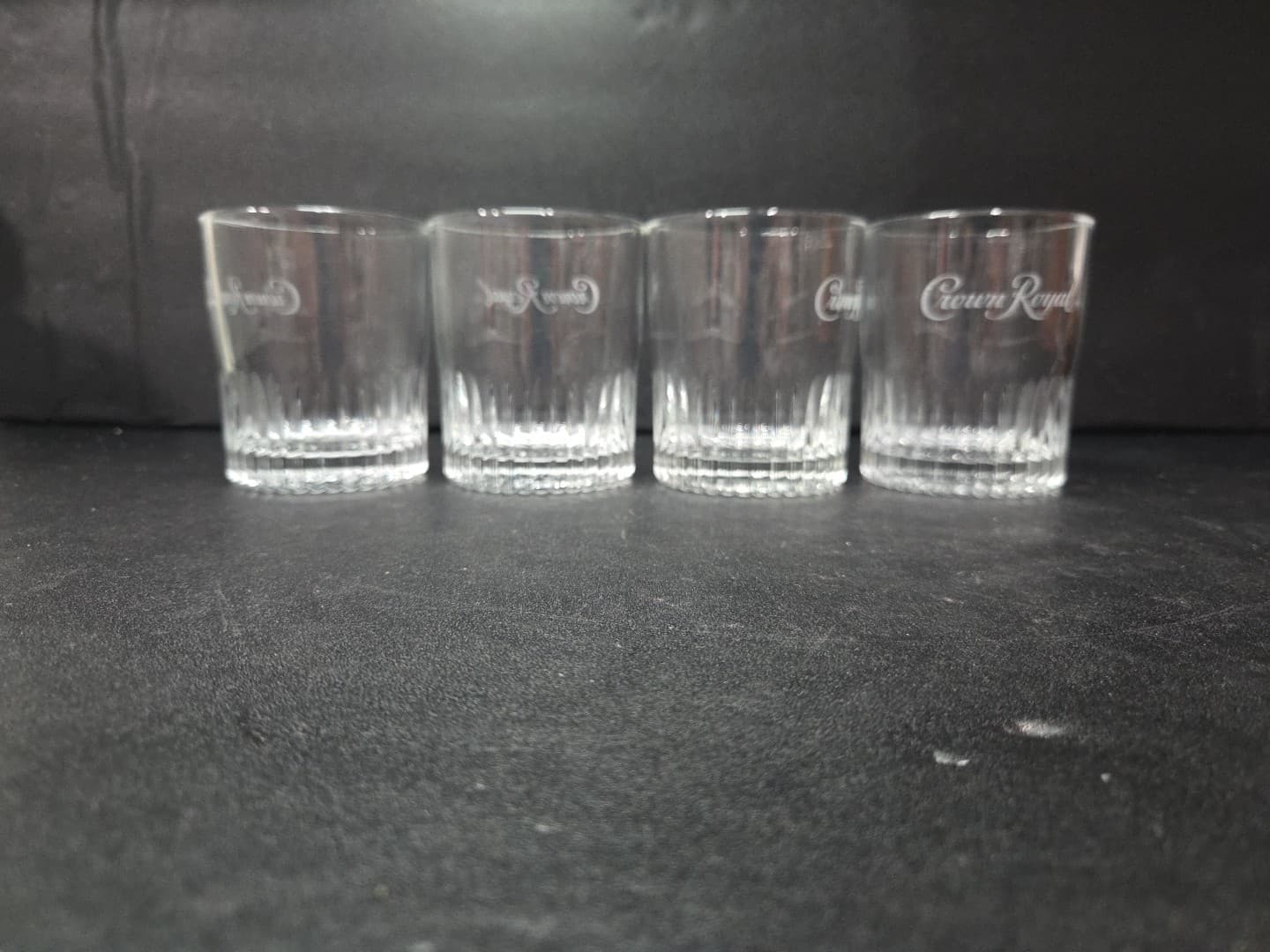 Crown Royal Whiskey Rocks Glasses, Set of 4, Limited Ed, Scotch Whiskey Glass - Thumbnail 2