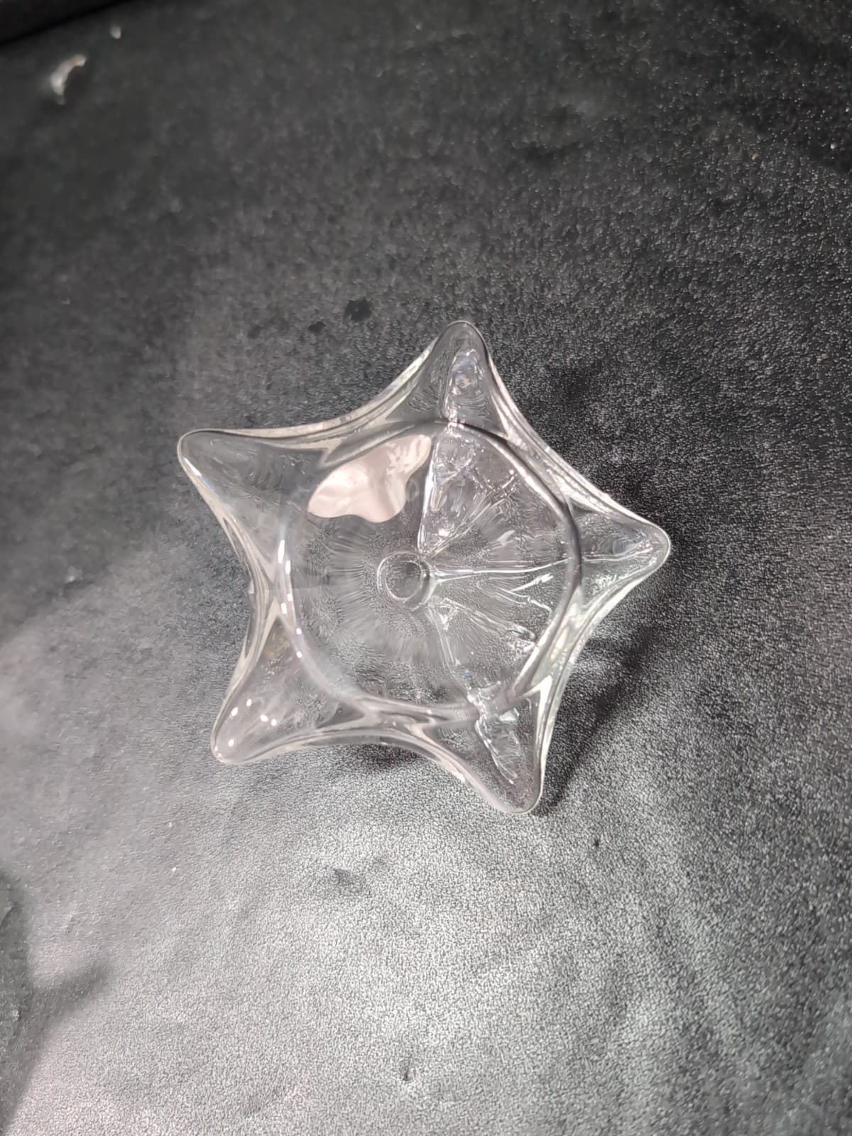 Firelight Glass Starlight 3.5" Candle, Handcrafted Art Glass Candle, Oil Lamp - Thumbnail 6