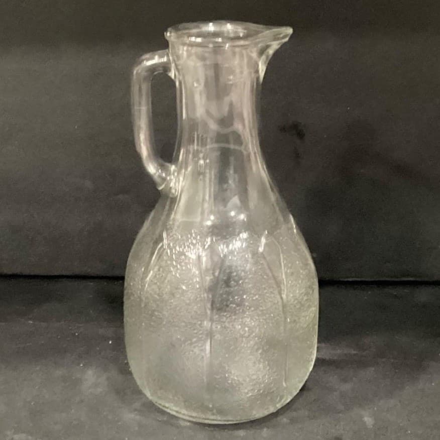 Macbeth & Evans Art Deco Era Pitcher Diamond And Dart Decanter Jug Vintage - Thumbnail 9