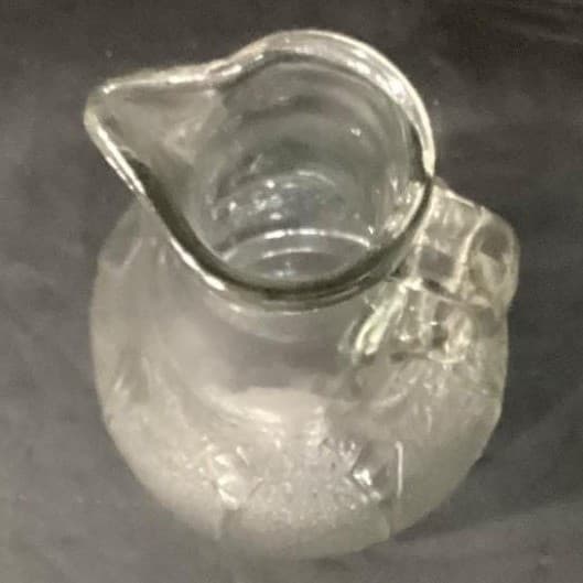 Macbeth & Evans Art Deco Era Pitcher Diamond And Dart Decanter Jug Vintage - Thumbnail 5
