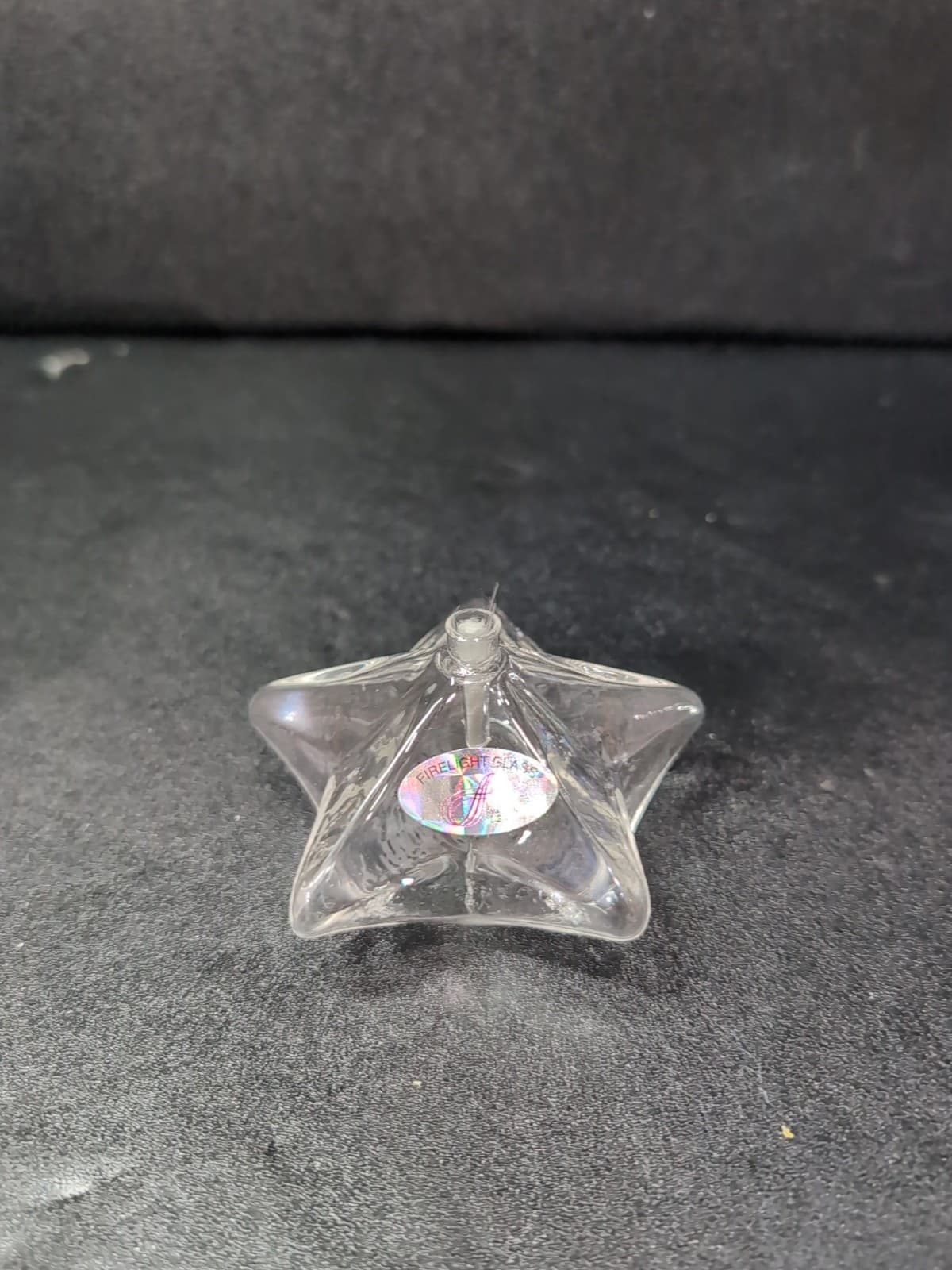 Firelight Glass Starlight 3.5" Candle, Handcrafted Art Glass Candle, Oil Lamp - Thumbnail 2