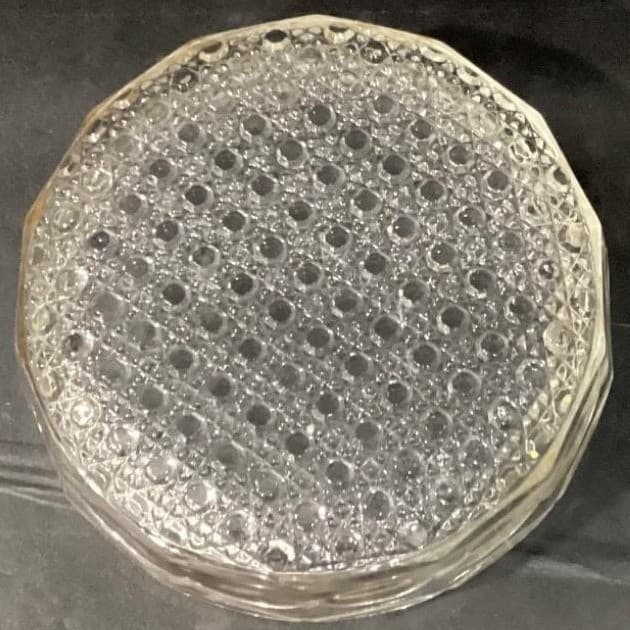 Crystal English Vintage Silver Rimmed Large 8.75" x 3" Bowl - Thumbnail 4