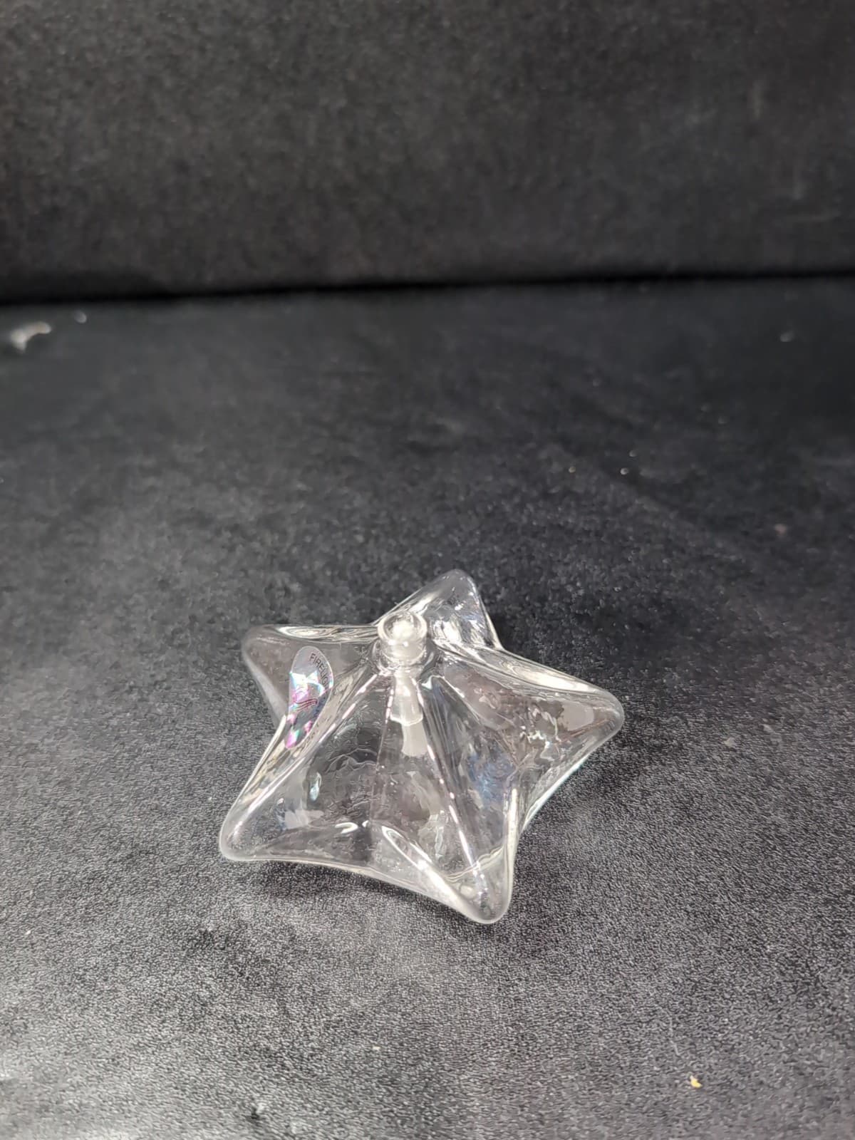 Firelight Glass Starlight 3.5" Candle, Handcrafted Art Glass Candle, Oil Lamp - Thumbnail 3