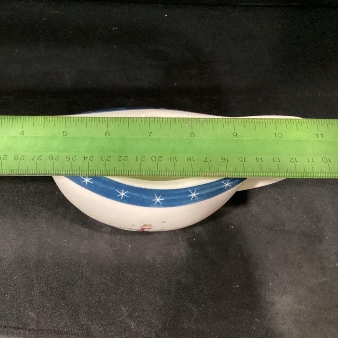 Holiday Home Snowman Stoneware Gravy Boat - Thumbnail 3
