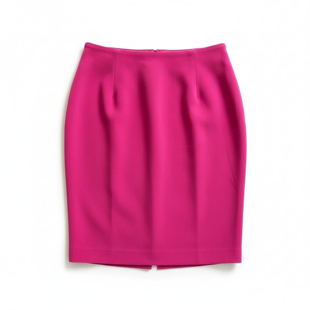 Evan Picone Pink Pencil Skirt, Women's Size 6, Fuchsia Knee Length Career Wear
