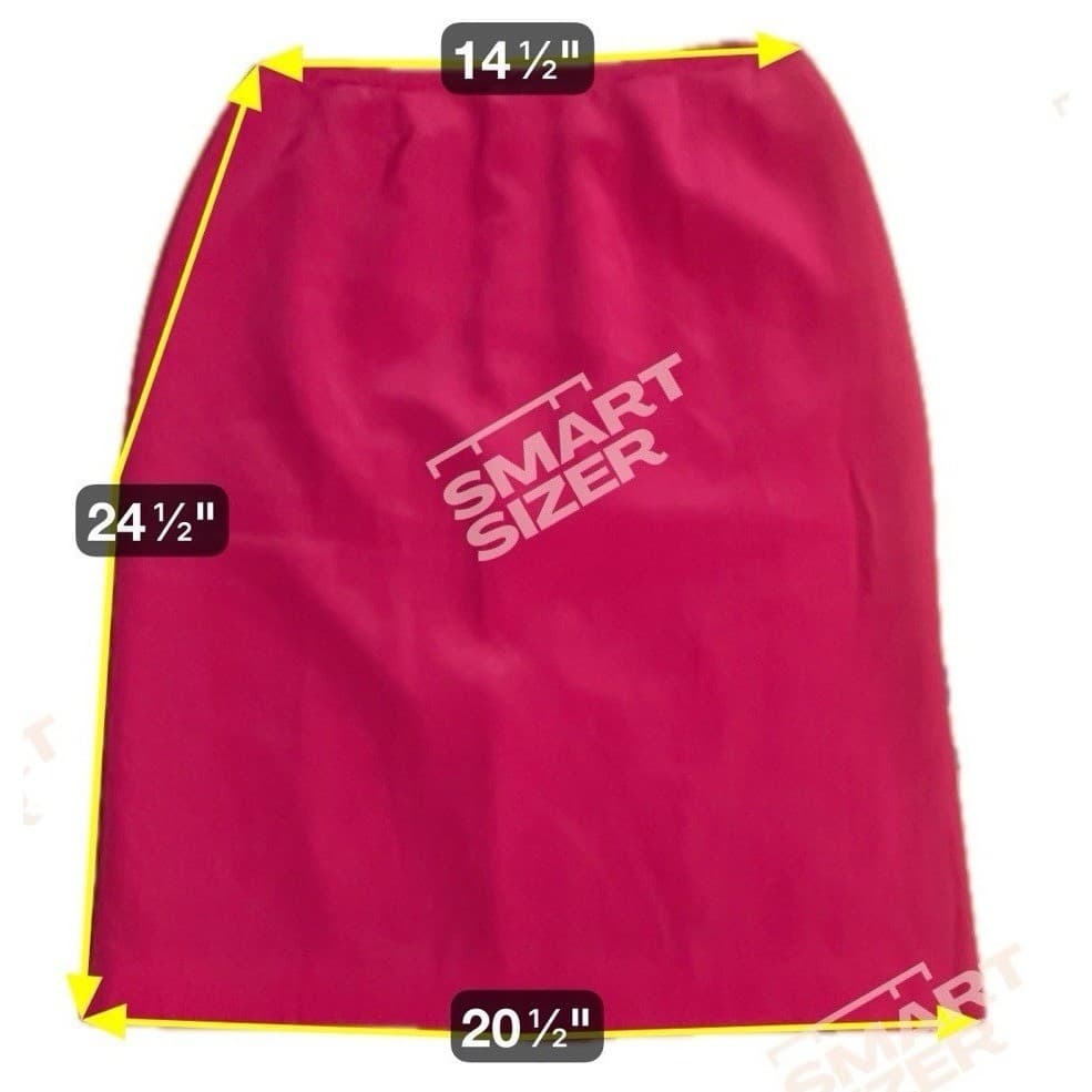 Evan Picone Pink Pencil Skirt, Women's Size 6, Fuchsia Knee Length Career Wear - Thumbnail 2