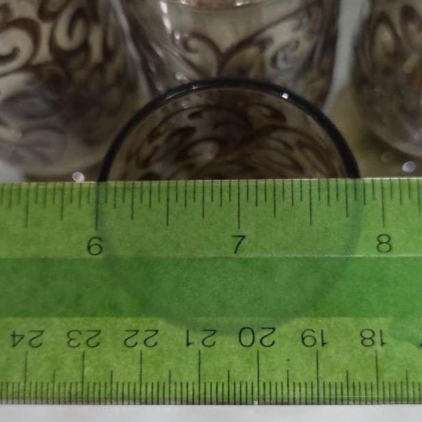 Libbey Prado Tawny Brown Juice Glasses, Set of 4, Vintage Footed Stemware - Thumbnail 10