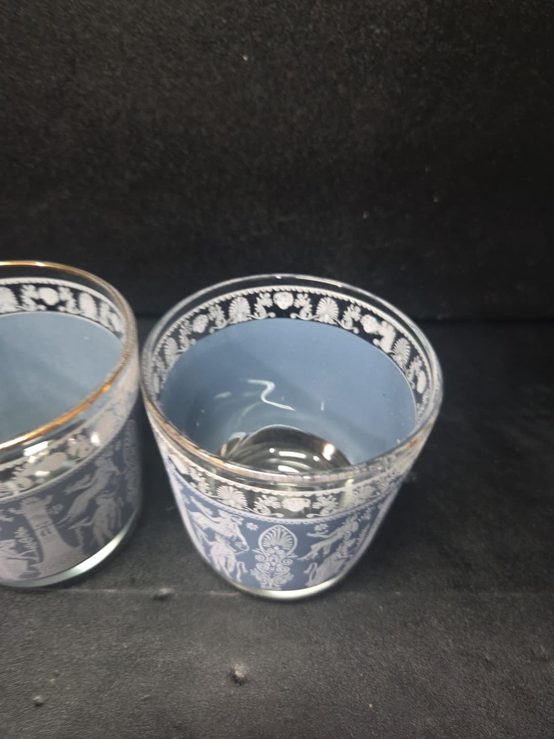 Jeanette Glass Corinthian Tumblers, Set of 2 Wedgewood Glass, 8 oz Flat Glasses - Thumbnail 5