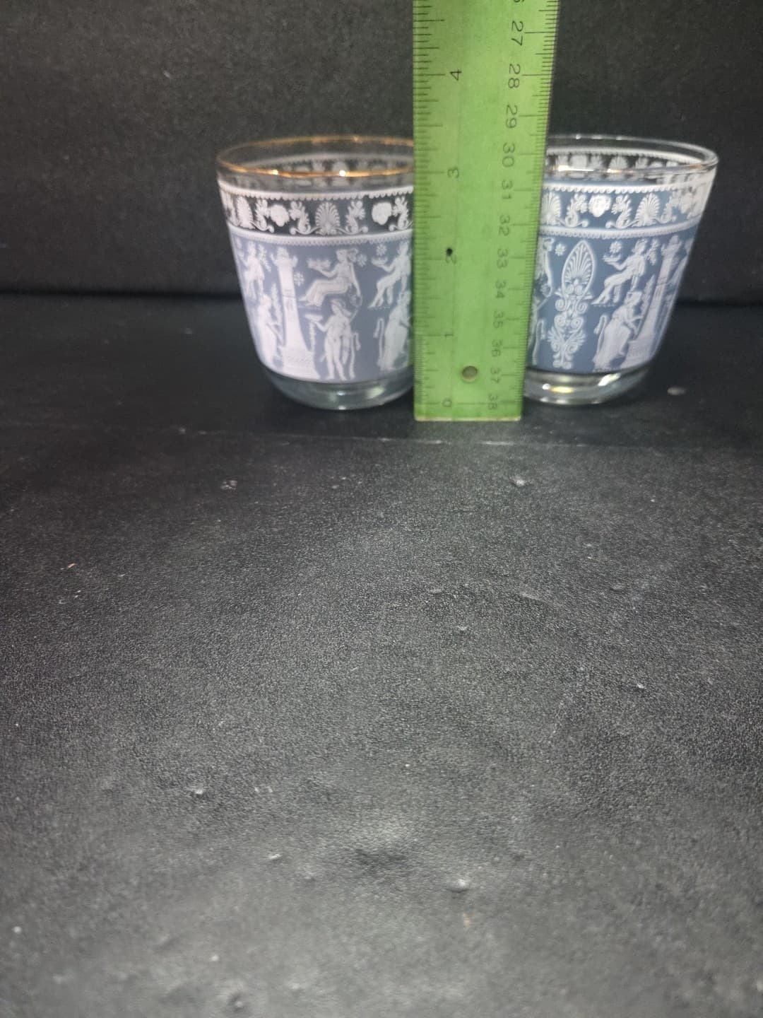 Jeanette Glass Corinthian Tumblers, Set of 2 Wedgewood Glass, 8 oz Flat Glasses - Thumbnail 8