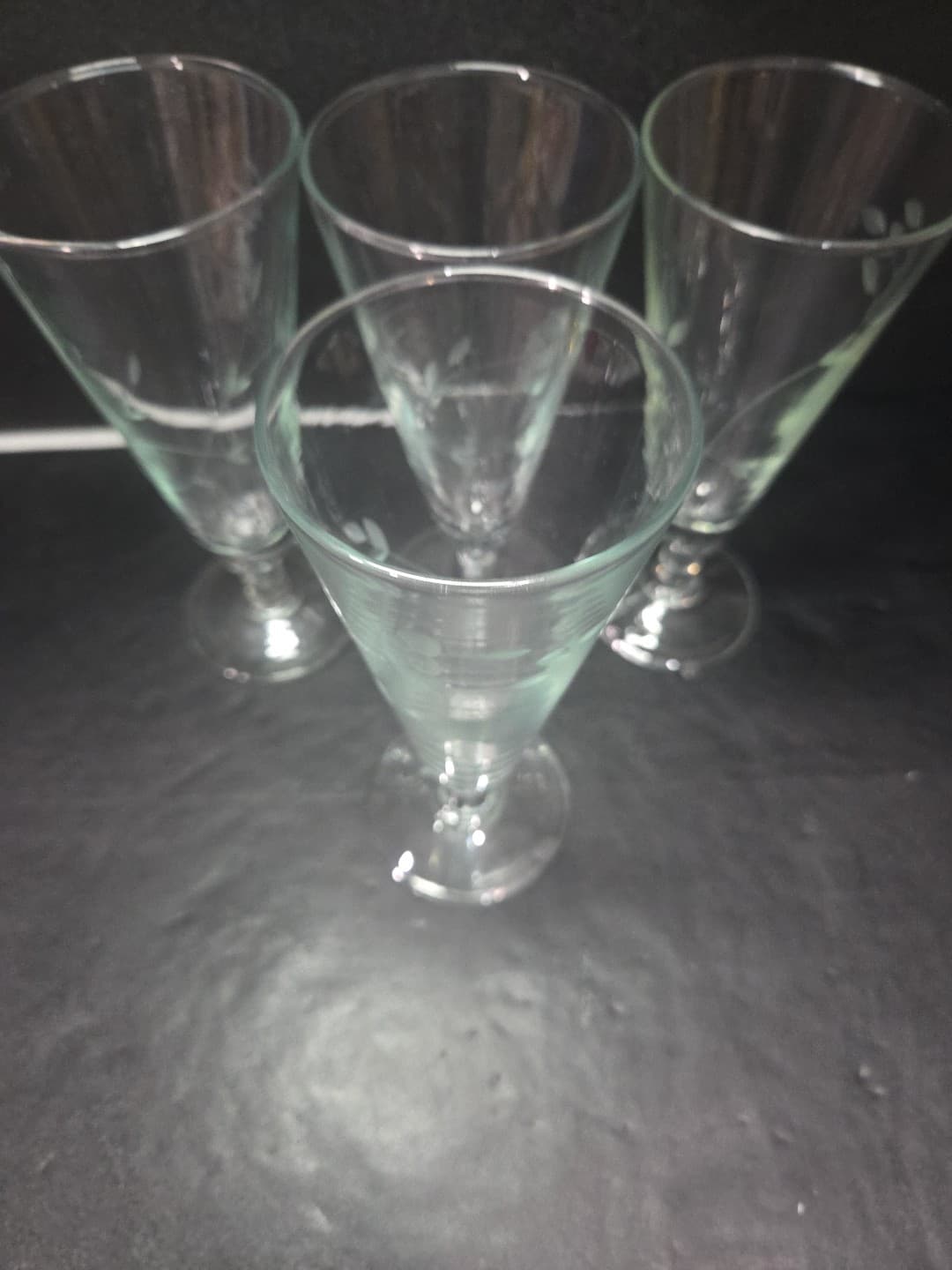 Princess House Heritage Pilsner Glasses, Set of Four, 7.5" Footed Beer Glass - Thumbnail 5