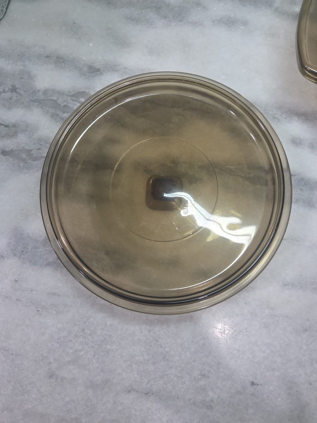 Lovenware Round Casserole Dish, 12 oz Vtg Smokey Glass Dish, 1.5 Qt with Lid - Thumbnail 8