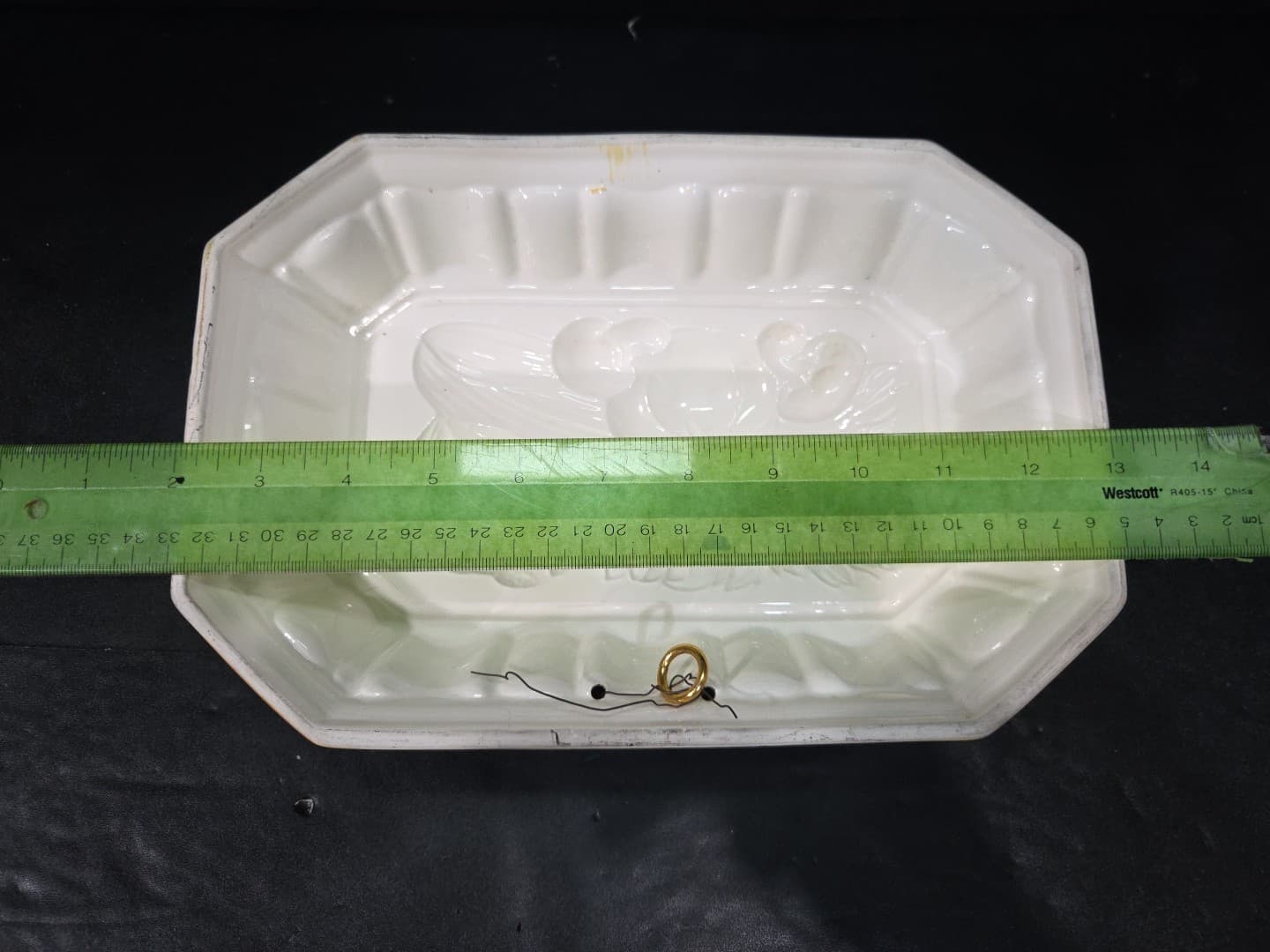 Gailstyn-Sutton Towle Co Ceramic Veggie Decor Mold Hand Paint Vintage - Thumbnail 7