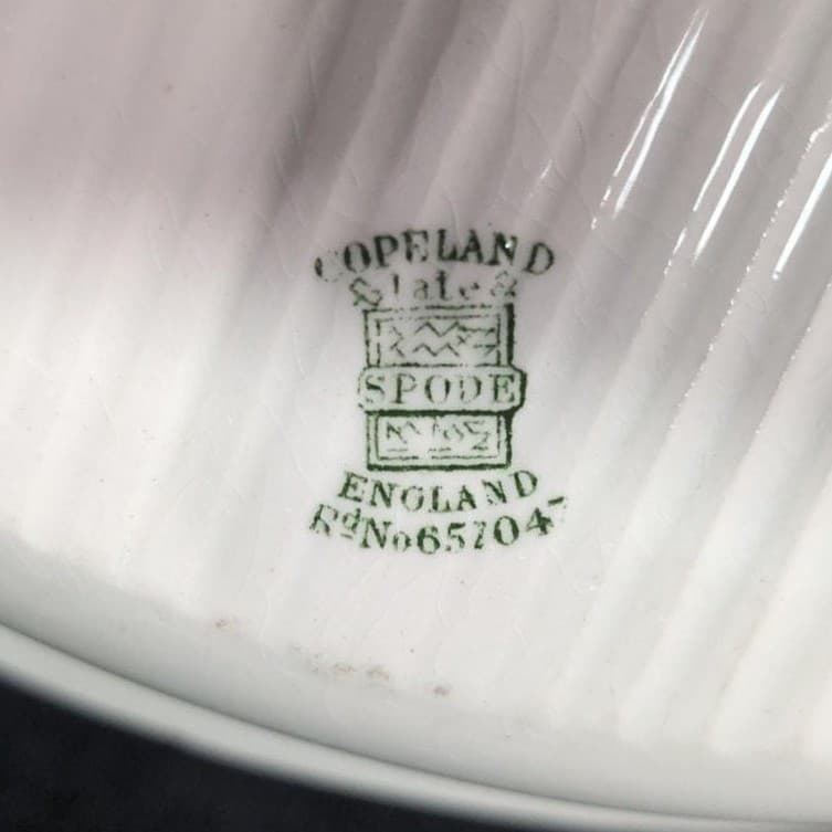 Spode Copeland Late Serving Bowl #657047, Vintage Floral Platter, English China - Thumbnail 5