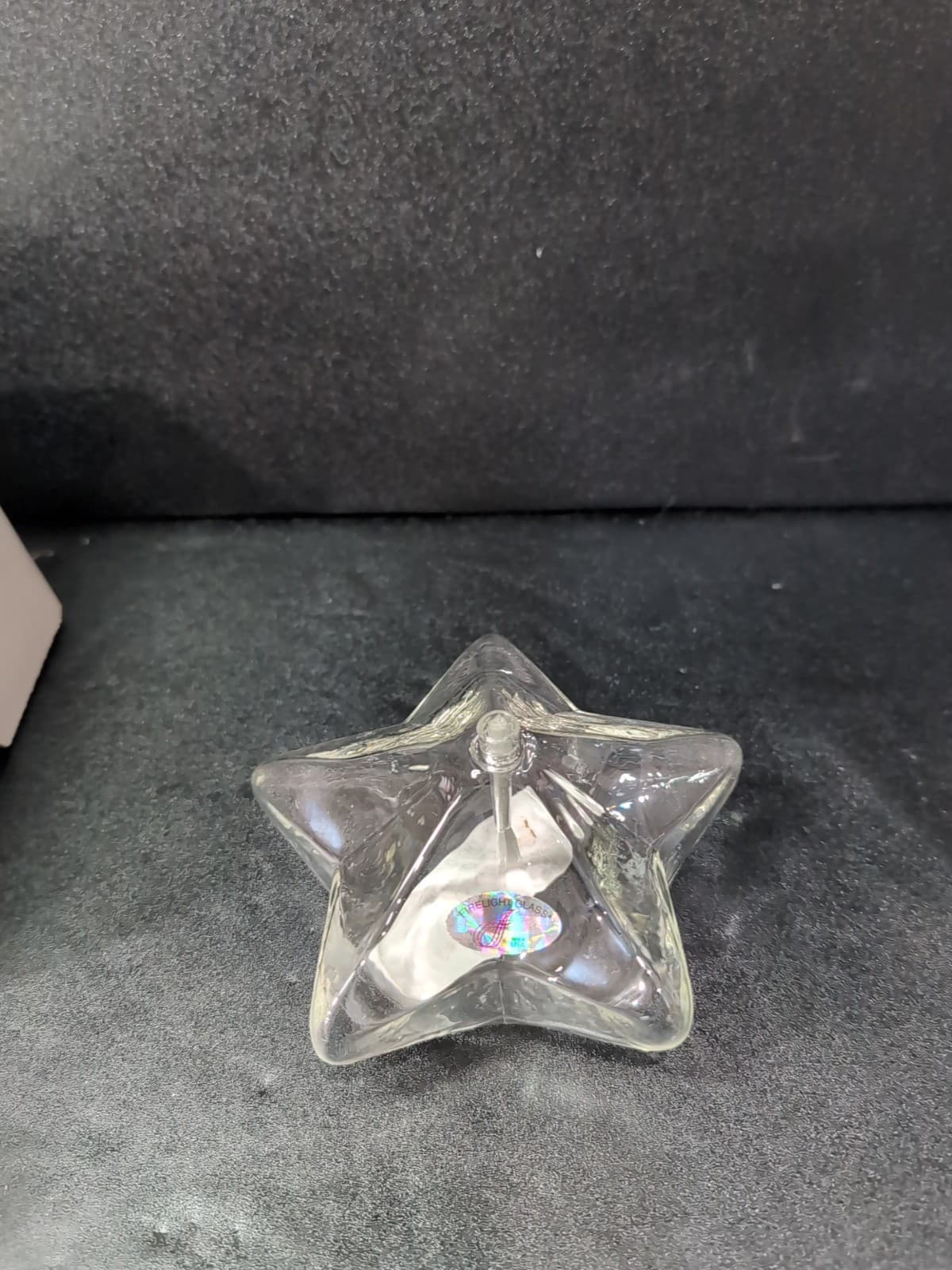 Firelight Glass Starlight 5" Candle, Handcrafted Art Glass, Oil Lamp, Home Decor - Thumbnail 2