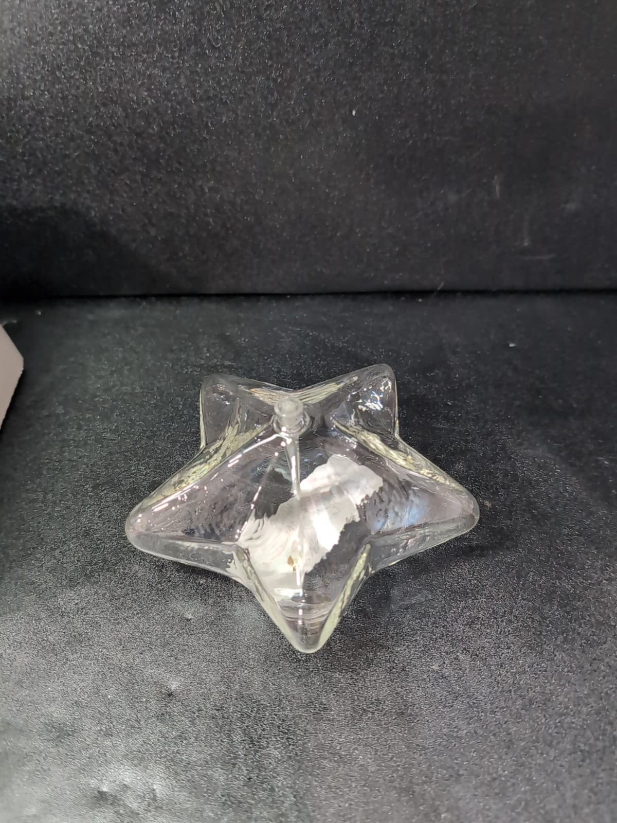 Firelight Glass Starlight 5" Candle, Handcrafted Art Glass, Oil Lamp, Home Decor - Thumbnail 4