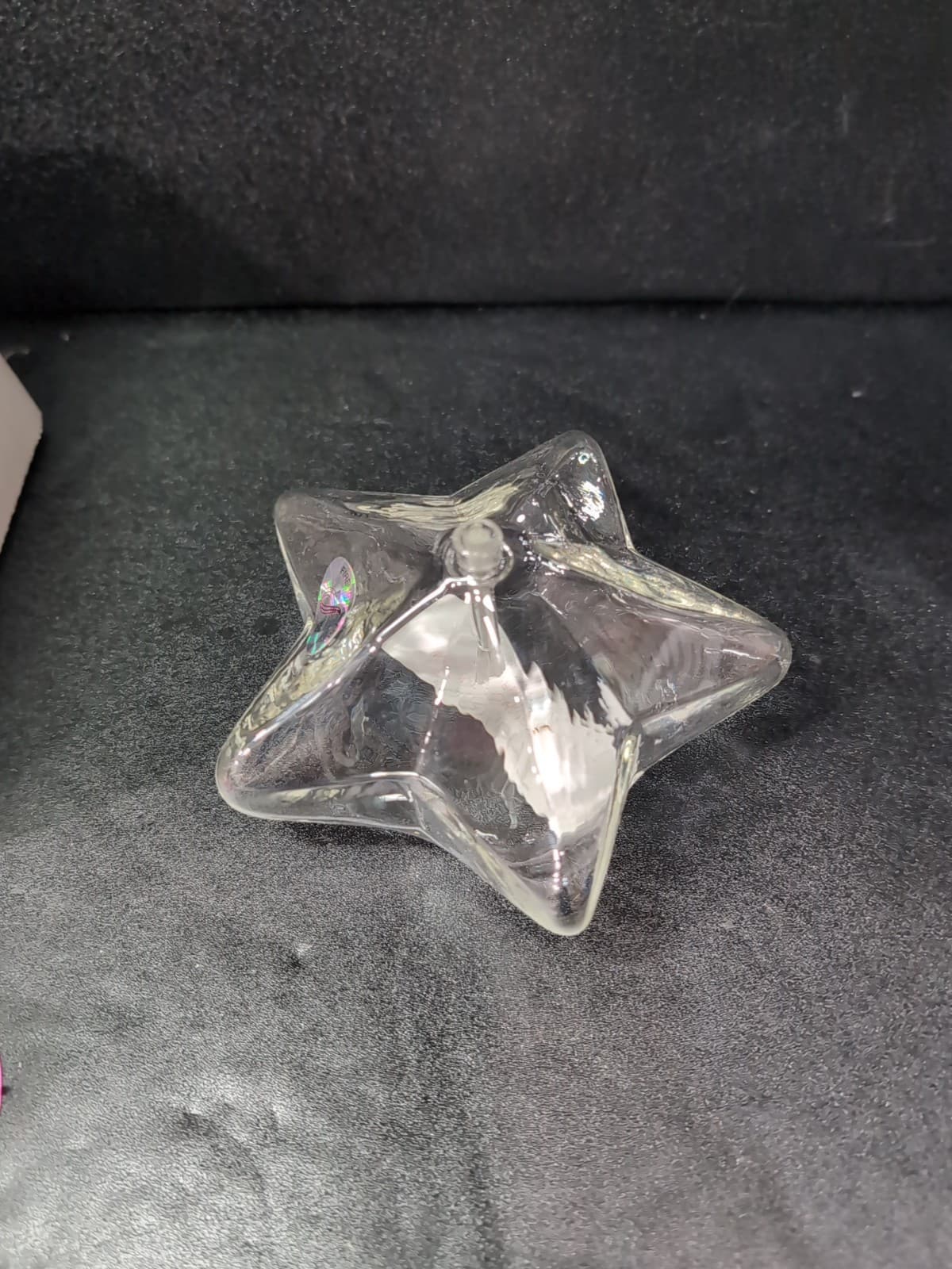 Firelight Glass Starlight 5" Candle, Handcrafted Art Glass, Oil Lamp, Home Decor - Thumbnail 5
