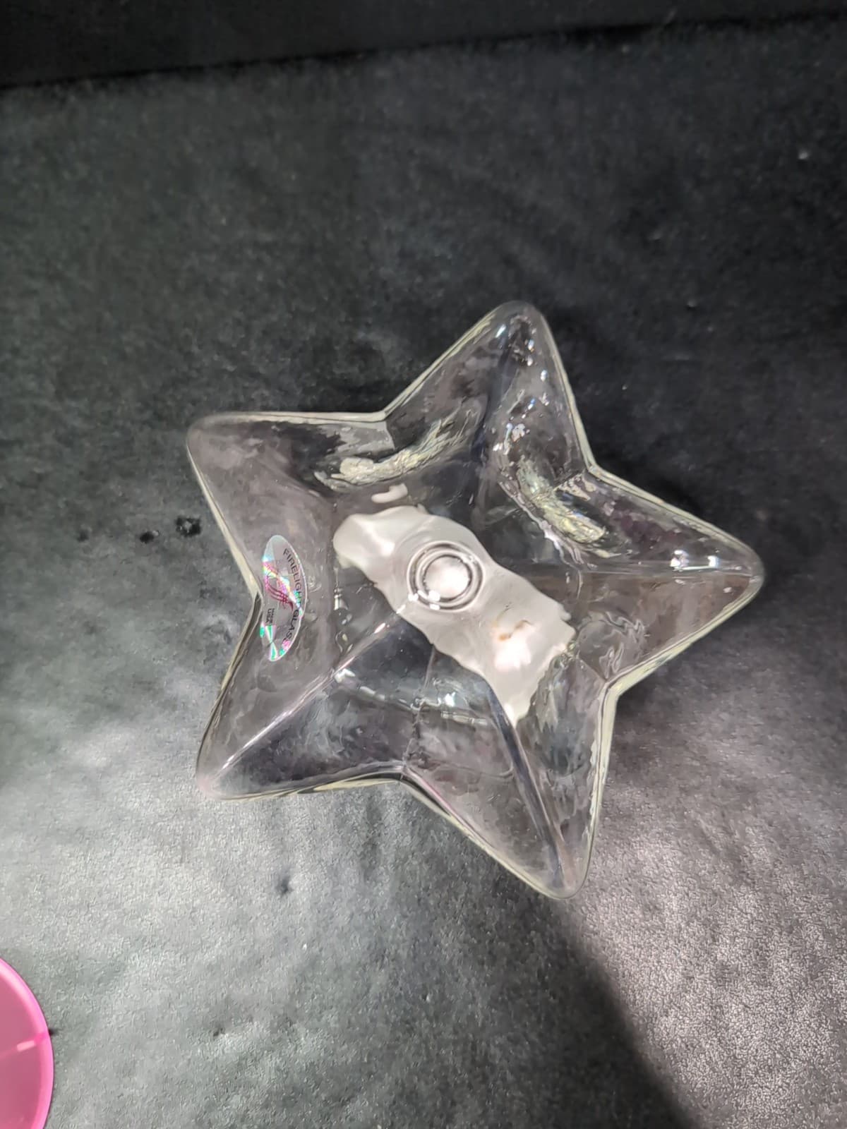 Firelight Glass Starlight 5" Candle, Handcrafted Art Glass, Oil Lamp, Home Decor - Thumbnail 6
