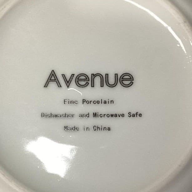 Avenue Fine Porcelain Modern Bread Plates Microwave & Dishwasher 4694 Set Of 4 - Thumbnail 6