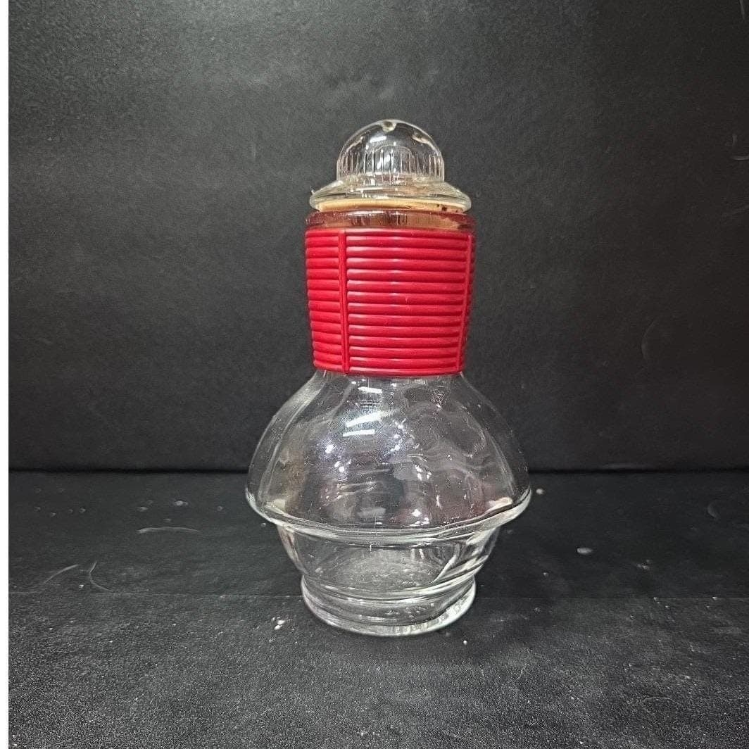 McKee Glasbake Red Band Hottle Bottle, Vintage Carafe, Replacement Decanter - Thumbnail 8