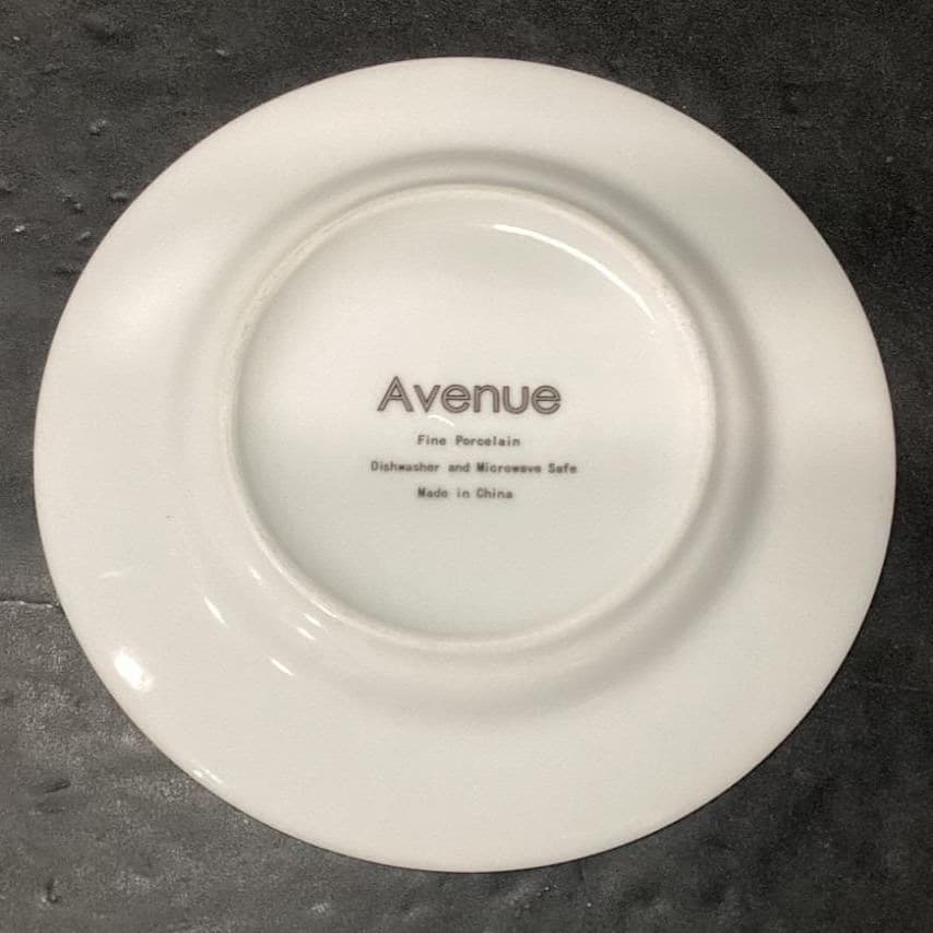 Avenue Fine Porcelain Modern Bread Plates Microwave & Dishwasher 4694 Set Of 4 - Thumbnail 5