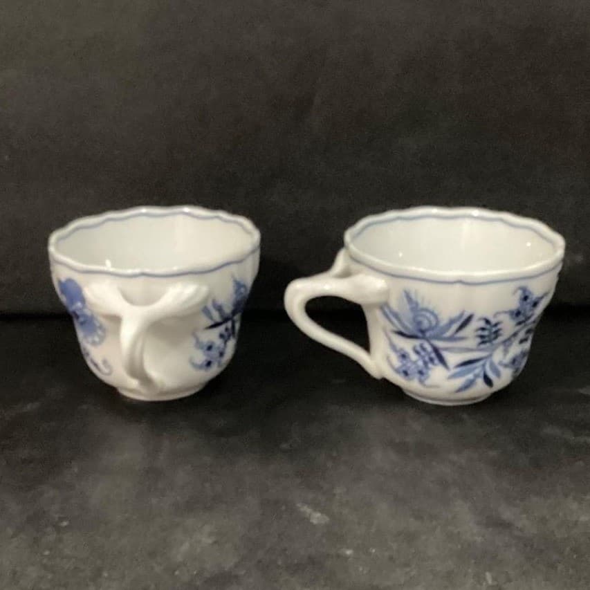 Blue Danube Japan fine China Tea Cups Set of 2 - Thumbnail 7