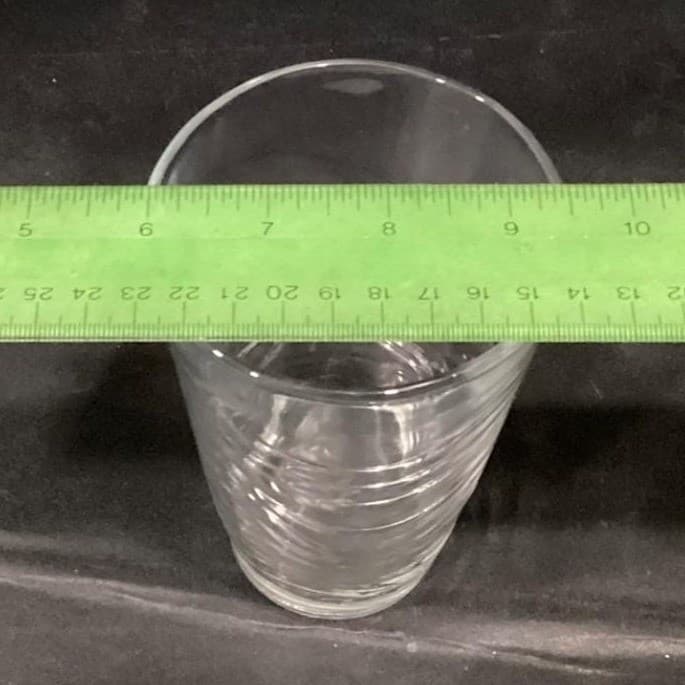 Libbey Orbita Wave Drinking Glasses, Set of 4,. Vintage Textured Tumblers - Thumbnail 8