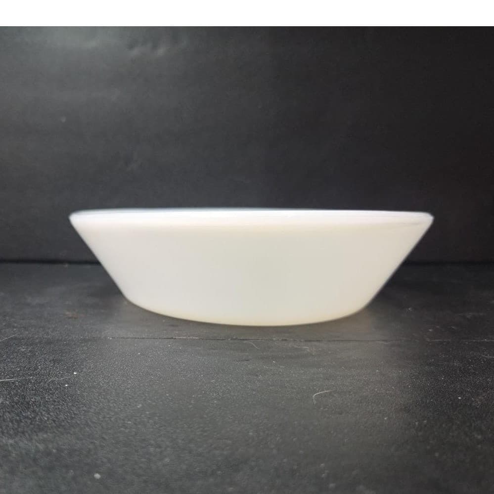 Glasbake Milk Glass Divided Casserole Baking Dish J2352, Vintage Replacement - Thumbnail 5