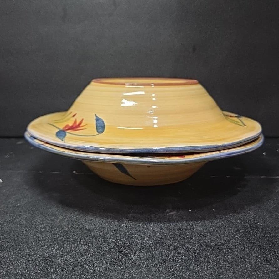 Pier 1 Imports Elizabeth Soup Bowls, Set Of 2, Dinnerware, Replacement Tableware - Thumbnail 9