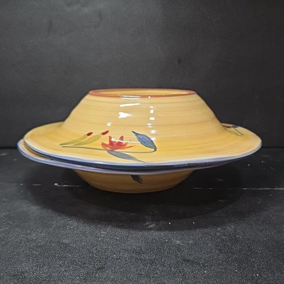 Pier 1 Imports Elizabeth Soup Bowls, Set Of 2, Dinnerware, Replacement Tableware - Thumbnail 12
