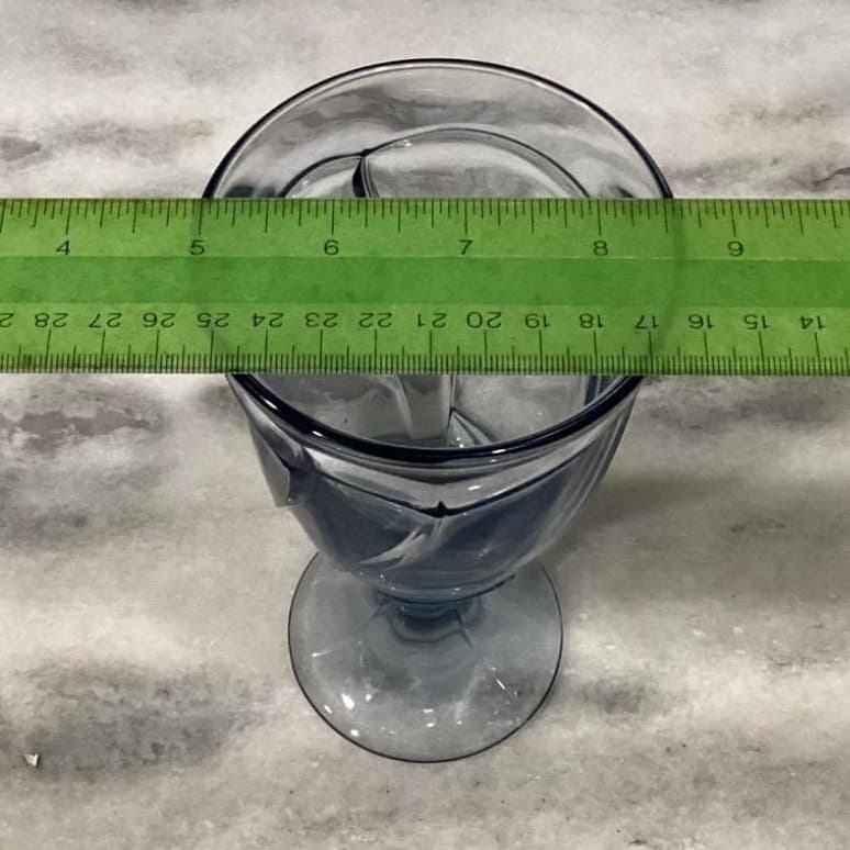 Noritake Sweet Swirl Light Blue 7 3/8" Iced Tea Goblet - Thumbnail 7