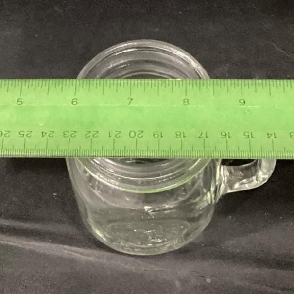 2 Golden Harvest Vintage Mason Jar Drinking Glasses Set Of 2 With Handles 5" - Thumbnail 7