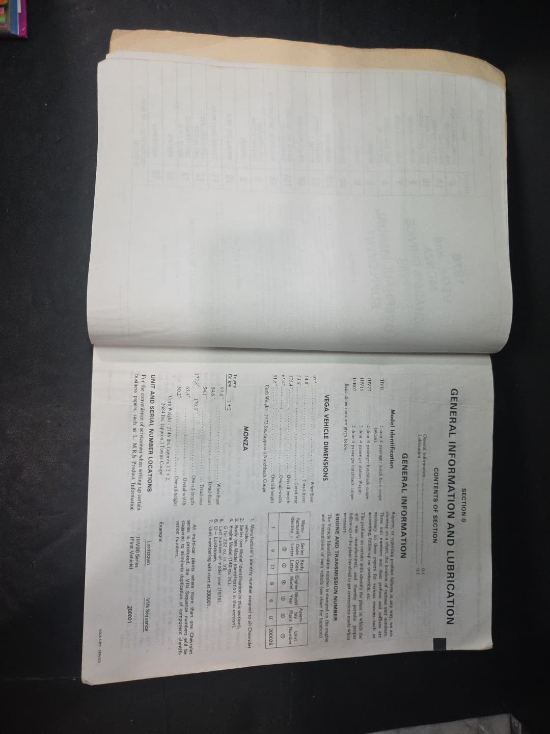 1976 Chevrolet Vega Monza Service Overhaul Manual Supplement Original GM Shop - Thumbnail 4