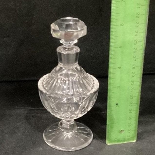 WATERFORD CRYSTAL LISMORE PERFUME BOTTLE WITH FULL DAUBER STOPPER * - Thumbnail 2