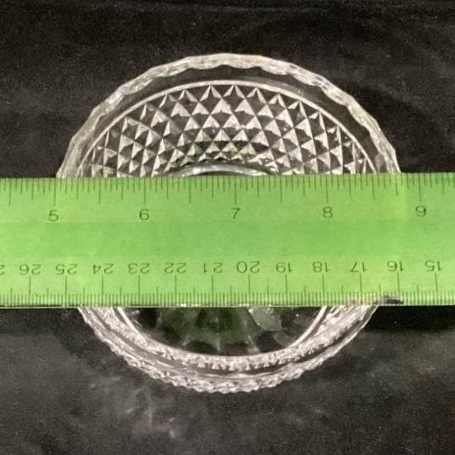 WATERFORD Crystal Alana Pattern Small Bowl Candy Dish Signed 4" Diameter - Thumbnail 3
