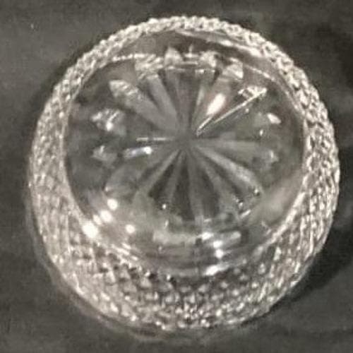 WATERFORD Crystal Alana Pattern Small Bowl Candy Dish Signed 4" Diameter - Thumbnail 5
