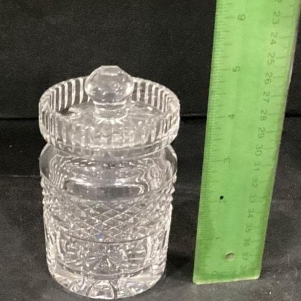 Waterford Crystal Alana Preserve Condiment Jar with Lid 4.25" - Thumbnail 2