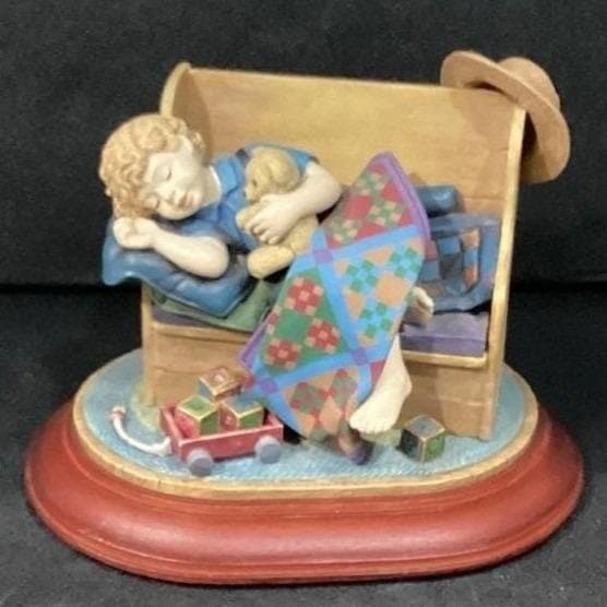 Amish Heritage Collection Tuckered Out First Issue Figurine 1996 - Thumbnail 6