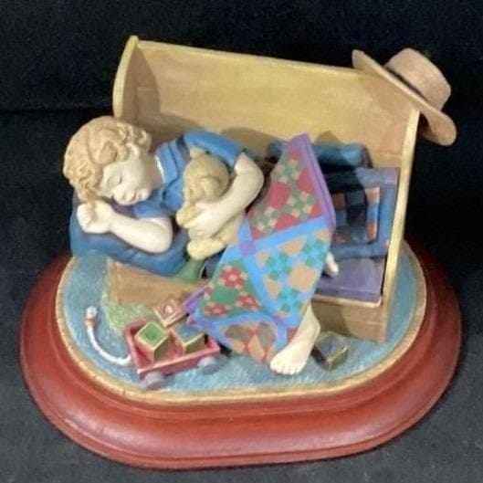 Amish Heritage Collection Tuckered Out First Issue Figurine 1996 - Thumbnail 7