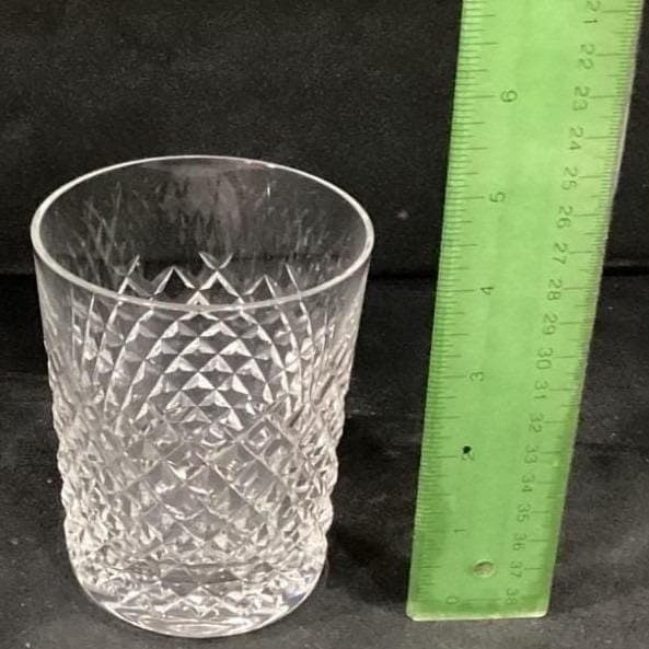 Vintage WATERFORD Crystal ALANA Double Old Fashioned Glass 4 3/8" Tumbler - Thumbnail 2