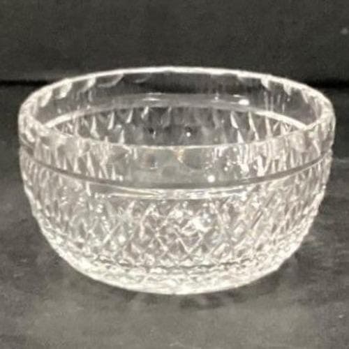 WATERFORD Crystal Alana Pattern Small Bowl Candy Dish Signed 4" Diameter - Thumbnail 10