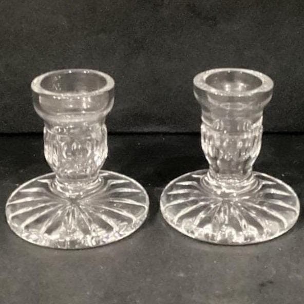 Set Of 2 Vintage Waterford Crystal Blarney 3.5" Candle Holders Candlesticks - Thumbnail 12