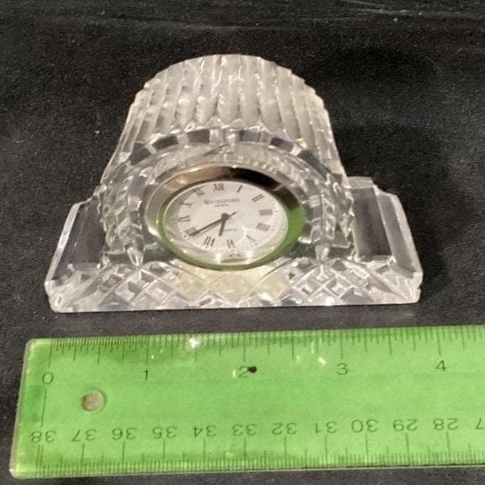 Waterford Crystal Ireland Desk Mantle Clock - Thumbnail 3