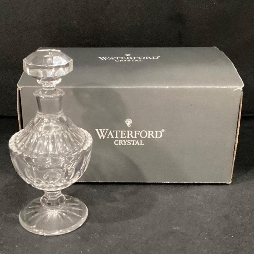 WATERFORD CRYSTAL LISMORE PERFUME BOTTLE WITH FULL DAUBER STOPPER * - Thumbnail 4