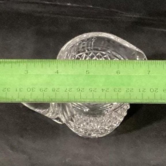 WATERFORD Crystal Glass Creamer Marked Waterford ALANA Pattern 4 inch - Thumbnail 3