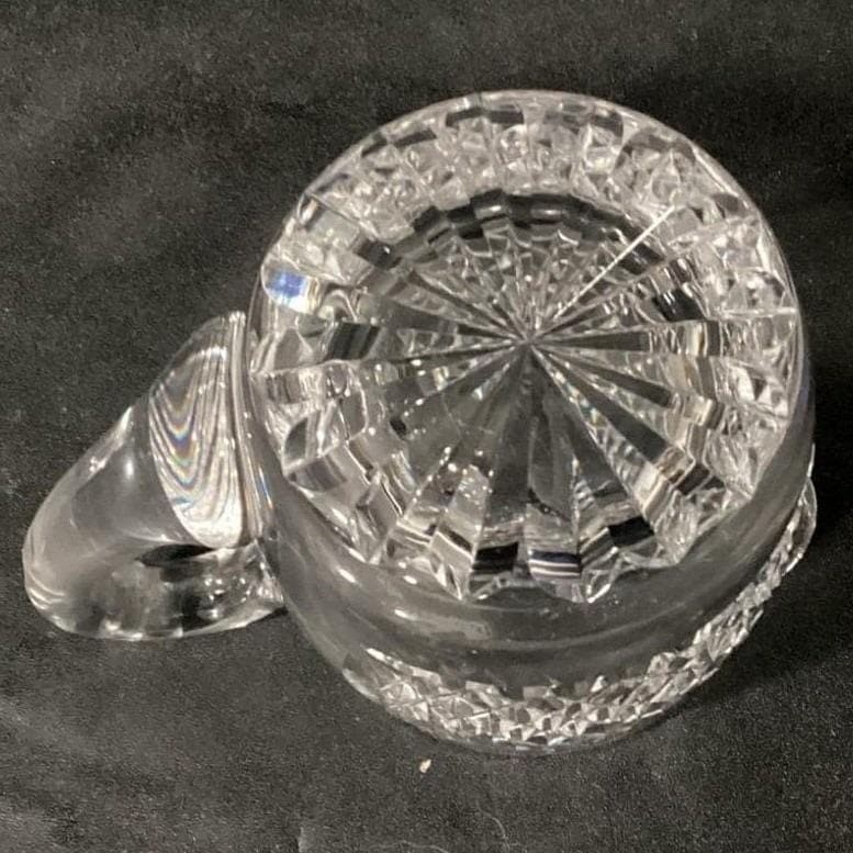 WATERFORD Crystal Glass Creamer Marked Waterford ALANA Pattern 4 inch - Thumbnail 4